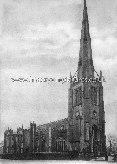 North West View, Thaxted Church, Thaxted, Essex. c.1905